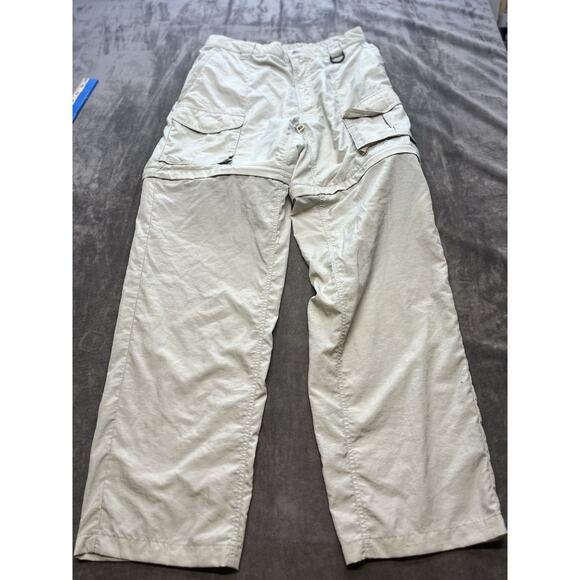 Columbia PFG Mens Medium Nylon Convertible Hiking Pants zip off - Picture 1 of 5